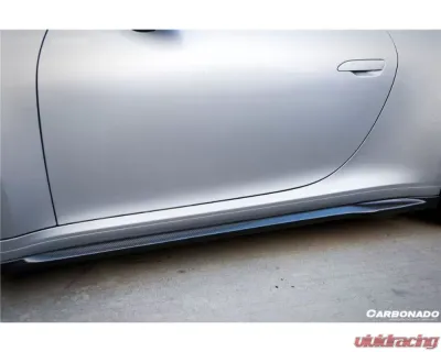 Carbonado DryCF WP Style Dry Side Skirts Porsche 911 992 2019-2023 - DRYCF992WP-SS