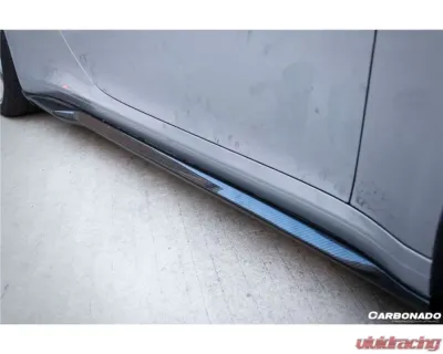 Carbonado DryCF WP Style Dry Side Skirts Porsche 911 992 2019-2023 - DRYCF992WP-SS