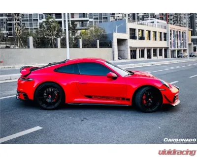 Carbonado DryCF WP Style Dry Side Skirts Porsche 911 992 2019-2023 - DRYCF992WP-SS