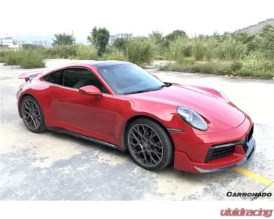 Carbonado DryCF WP Style Dry Side Skirts Porsche 911 992 2019-2023 - DRYCF992WP-SS