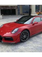 Carbonado DryCF WP Style Dry Side Skirts Porsche 911 992 2019-2023                                     - DRYCF992WP-SS - Image 14