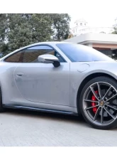 Carbonado DryCF WP Style Dry Side Skirts Porsche 911 992 2019-2023                                     - DRYCF992WP-SS - Image 4