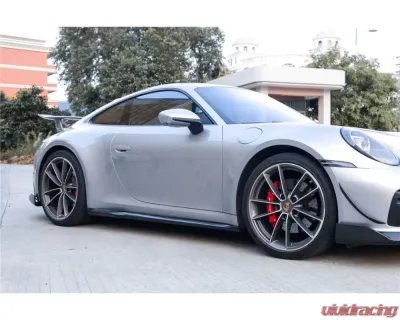 Carbonado DryCF WP Style Dry Side Skirts Porsche 911 992 2019-2023 - DRYCF992WP-SS