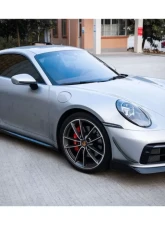 Carbonado DryCF WP Style Dry Side Skirts Porsche 911 992 2019-2023                                     - DRYCF992WP-SS - Image 6