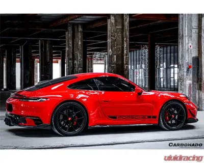 Carbonado DryCF WP Style Dry Side Skirts Porsche 911 992 2019-2023 - DRYCF992WP-SS