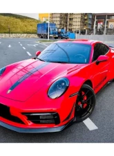 Carbonado DryCF WP Style Dry Side Skirts Porsche 911 992 2019-2023                                     - DRYCF992WP-SS - Image 10