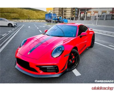 Carbonado DryCF WP Style Dry Side Skirts Porsche 911 992 2019-2023 - DRYCF992WP-SS