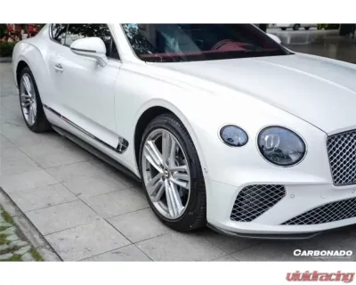 CARBONADO Carbonado DryCF Edition Style Dry Front Lip for Bentley Continental GT/GTC 2018-2022 - DRYCFContinental GT-FL