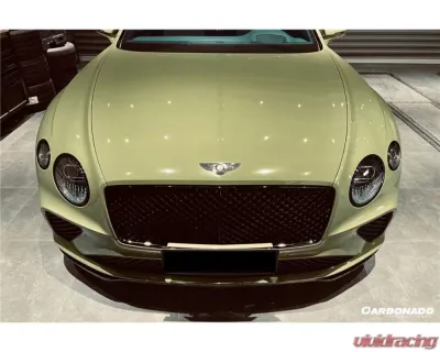 CARBONADO Carbonado DryCF Edition Style Dry Front Lip for Bentley Continental GT/GTC 2018-2022 - DRYCFContinental GT-FL