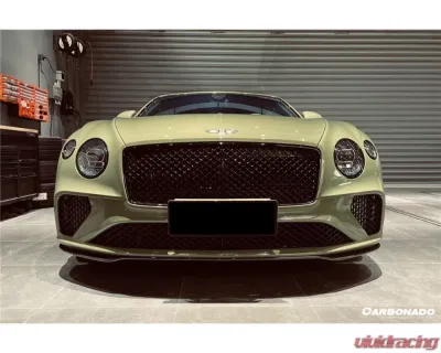 CARBONADO Carbonado DryCF Edition Style Dry Front Lip for Bentley Continental GT/GTC 2018-2022 - DRYCFContinental GT-FL