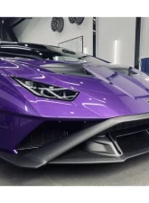 Carbonado DryCF Dry Down-Front Lip for Lamborghini Huracan STO 2021+ Carbon Fiber                                     - DRYCFHURACANSTO-DFL - Image 9
