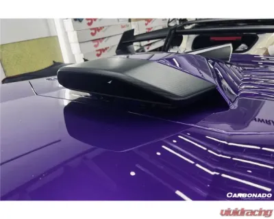 Carbonado Carbon Fiber Dry Engine Room Vent for Lamborghini Huracan STO 2021+ - DRYCFHURACANSTO-ERV