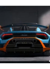 Carbonado DryCF Dry Rear Diffuser Lamborghini Huracan STO 2021+                                     - DRYCFHURACANSTO-RD - Image 9