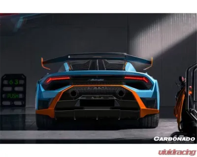 Carbonado DryCF Dry Rear Diffuser Lamborghini Huracan STO 2021+ - DRYCFHURACANSTO-RD