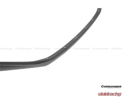 Carbonado Carbon Fiber Dry Up-Front Lip for Lamborghini Huracan STO 2021+ - DRYCFHURACANSTO-UFL