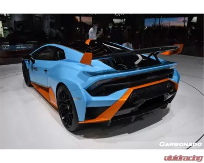 Carbonado DryCF Dry Rear Diffuser Lamborghini Huracan STO 2021+ - DRYCFHURACANSTO-RD