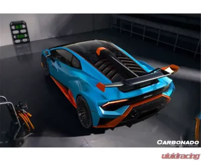 Carbonado DryCF Dry Rear Diffuser Lamborghini Huracan STO 2021+ - DRYCFHURACANSTO-RD