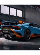 Carbonado DryCF Dry Rear Diffuser Lamborghini Huracan STO 2021+                                     - DRYCFHURACANSTO-RD - Image 12