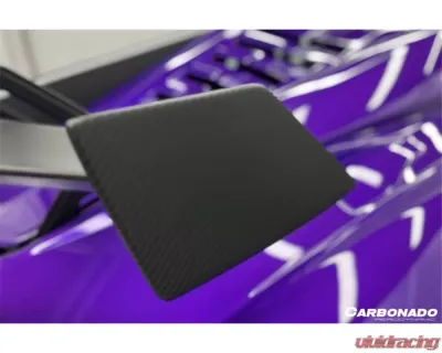 Carbonado Carbon Fiber Dry Trunk Spoiler for Lamborghini Huracan STO 2021+ - DRYCFHURACANSTO-W