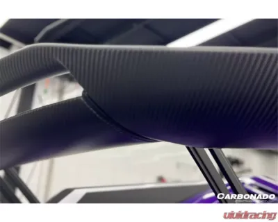 Carbonado Carbon Fiber Dry Trunk Spoiler for Lamborghini Huracan STO 2021+ - DRYCFHURACANSTO-W