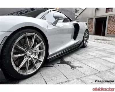 Carbonado Carbonado DryCF WP Style Side Air Intake Blades for McLaren GT 2020-2023 - DRYCFMcLarenGT-SAIB