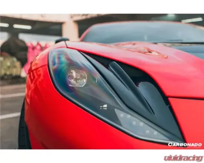 Carbonado Carbonado DryCF MSY Style Headlights Air Vents for Ferrari 812 Superfast/GTS 2018+ - DRYCFOD-812MSY-LAV