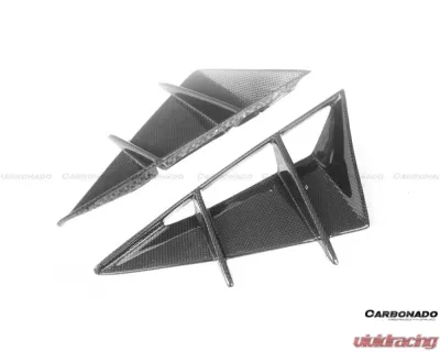 Carbonado FGDRYCF MSY Style DRY Rear Bumper Vents Ferrari 812 Superfast | GTS 2018+ - FGDRYCFOD-812MSY-RBV