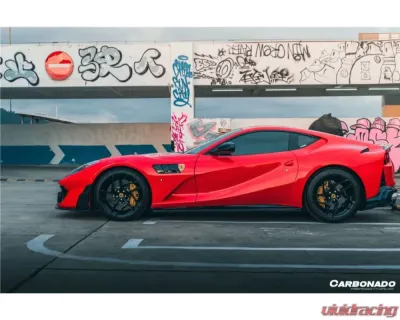 Carbonado DryCF MSY Style DRY Side Skirts Ferrari 812 Superfast | GTS 2018+ - DRYCFOD-812MSY-SS