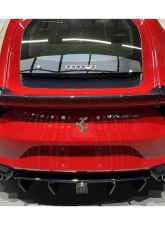 Carbonado DryCF OE Style DRY Rear Bonnet Lower Insert Ferrari 812 Superfast | GTS 2018+                                     - DRYCFOD-812OE-RBLI - Image 2