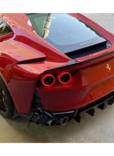 Carbonado DryCF OE Style DRY Rear Bonnet Lower Insert Ferrari 812 Superfast | GTS 2018+                                     - DRYCFOD-812OE-RBLI - Image 3