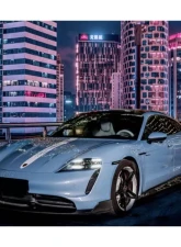 CARBONADO Carbonado DryCF OD Style Front Lip for Porsche Taycan 2019-2022                                     - DRYCFOD-TaycanOD.FL - Image 18