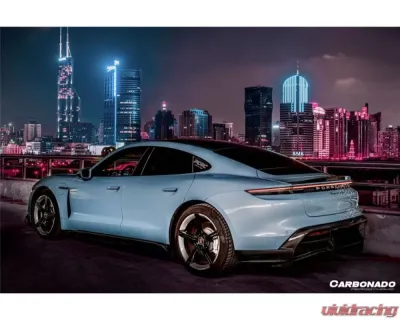 Carbonado DryCF OD Style DRY Rear Diffuser Porsche Taycan 2019-2022 - DRYCFOD-TaycanOD.RD