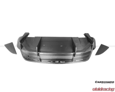 Carbonado DryCF OD Style DRY Rear Diffuser Porsche Taycan 2019-2022 - DRYCFOD-TaycanOD.RD