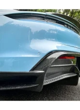 Carbonado DryCF OD Style DRY Rear Diffuser Porsche Taycan 2019-2022                                     - DRYCFOD-TaycanOD.RD - Image 9