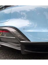 Carbonado DryCF OD Style DRY Rear Diffuser Porsche Taycan 2019-2022                                     - DRYCFOD-TaycanOD.RD - Image 10