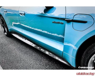 Carbonado DryCF OD Style DRY Side Skirts Porsche Taycan 2019-2022 - DRYCFOD-TaycanOD.SS