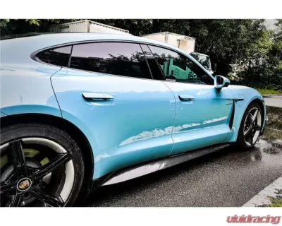Carbonado DryCF OD Style DRY Side Skirts Porsche Taycan 2019-2022 - DRYCFOD-TaycanOD.SS