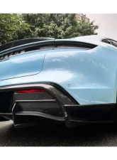 Carbonado DryCF OD Style DRY Trunk Spoiler for Porsche Taycan 2019-2022                                     - DRYCFOD-TaycanOD.TS - Image 10