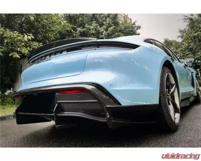 Carbonado DryCF OD Style DRY Trunk Spoiler for Porsche Taycan 2019-2022 - DRYCFOD-TaycanOD.TS