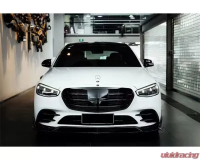 Carbonado DryCF MSY Style Front Bumper Vents Mercedes Benz S-Class W223 4Matic Sedan 2021+ - DRYCFOD-W223MSY-FBV