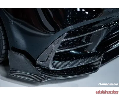 Carbonado DryCF MSY Style Front Bumper Vents Mercedes Benz S-Class W223 4Matic Sedan 2021+ - DRYCFOD-W223MSY-FBV