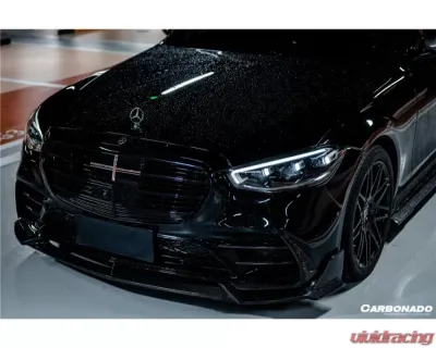 Carbonado DryCF MSY Style Front Bumper Vents Mercedes Benz S-Class W223 4Matic Sedan 2021+ - DRYCFOD-W223MSY-FBV