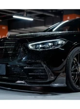 Carbonado DryCF MSY Style Front Bumper Vents Mercedes Benz S-Class W223 4Matic Sedan 2021+                                     - DRYCFOD-W223MSY-FBV - Image 9