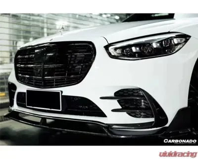 Carbonado Carbonado DryCF MSY Front Lip for Mercedes Benz S-Class W223 2021+ - DRYCFOD-W223MSY-FL