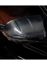 Carbonado DryCF MSY Style Mirror Cover Mercedes Benz S-Class W223 Sedan 2021+                                     - DRYCFOD-W223MSY-MC - Image 5