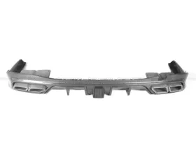Carbonado FGDRYCF MSY Style Rear Lip w/ LED Light & Exhaust Tips Mercedes Benz S-Class W223 4Matic Sedan 2021+