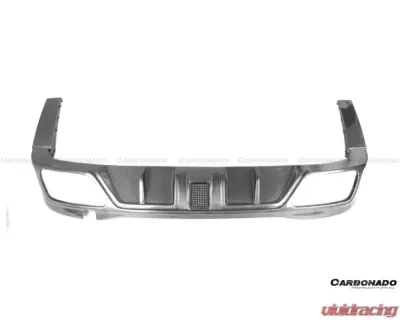 Carbonado FGDRYCF MSY Style Rear Lip w/ LED Light & Exhaust Tips Mercedes Benz S-Class W223 4Matic Sedan 2021+ - FGDRYCFOD-W223MSY-RL