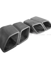 Carbonado FGDRYCF MSY Style Rear Lip w/ LED Light & Exhaust Tips Mercedes Benz S-Class W223 4Matic Sedan 2021+                                     - FGDRYCFOD-W223MSY-RL - Image 4