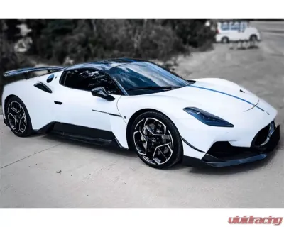 Carbonado DryCF OEM Style DRY Front Canards Maserati MC20 2020+ - DRYCFODMC20SVD-CRD