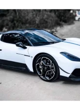 Carbonado DryCF SVD Style Dry Front Lip for Maserati MC20 2020+ - Carbon Fiber Finish                                     - DRYCFODMC20SVD-FL - Image 15